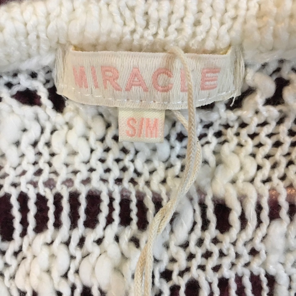 SOLD!!Miracle Boho Crochet Tassel Frnge Poncho Top - Picture 5 of 6